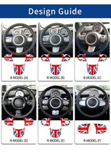 Steering Wheel Button Covers for Mini Cooper R50 R61 Car Interior Accessory GMUNI