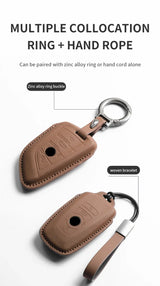Car Key Case Cover - For BMW F20 F15 F16 F48 G20 G30 G01 G02 G05 G11 X1 X3 X4 X5 X6 F30 1 3 4 5 7 Series - Car Key Protection - Shell