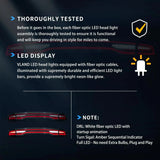 Vland Full LED Tail Lights for Dodge Charger 2011-2014
