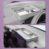 For Leapmotor B01 B10 Central Control Screen Dashboard Rear Silicone Storage Box Organizer Tray Car Interior Accessories Car