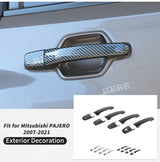 Exterior Door Handle Trim for Mitsubishi Pajero 2007-2021 Car Interior Accessory HEBE