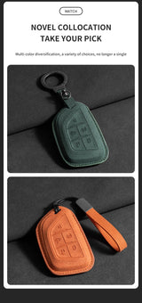 Suede Car Key Case Cover For Cadillac