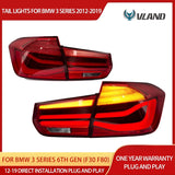 Vland LED Sequential Tail Lights BMW 3 Series 12-19 Car Interior Accessory Vland