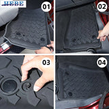 TPE Waterproof Floor Mats & Liner for Jeep Wrangler JK Car Interior Accessory HEBE