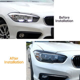 BMW 1 Series F20 F21 LCI 118i 120i 15-19 Car Headlight Eyebrow Decal Sticker Car Exterior Accessories Exterior Accessories OE