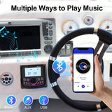 IPX5 Waterproof MP3 Bluetooth Marine Radio for ATV UTV Boat Car Interior Accessory AKAMATE