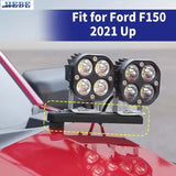 Iron Hood Light Bracket Rack for Ford F150 2021-2025 Car Interior Accessory HEBE