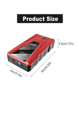 600A Compact Jump Starter for Up to 3.0L Gas Vehicles