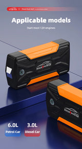 1000A Car Jump Starter with Tire Inflator