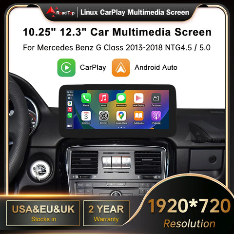 Wireless CarPlay Android Auto Multimedia Display for Mercedes CarPlay Retrofit Module wincago