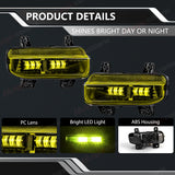 Fog Lamp DRL for Dodge Ram 1500 2019-2024 Car Interior Accessory MAGIC COLORM