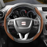 Anti-Slip Suede Steering Cover for Seat Models