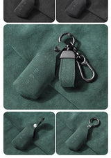 For Volkswagen Golf 8 MK8 ID.3 ID.4 ID.6 2020 2021 Formentor Tarraco Alcantara Car Key Case Cover Keychain Accessory