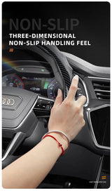 Wave Carbon Fiber Wheel Cover for Audi