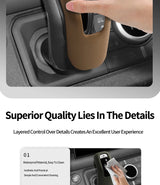 Original Leather Center Gear Shift Knob Cover For Land Rover Lever Shifter Boot Anti Scratch Car Performance Interior Accessory