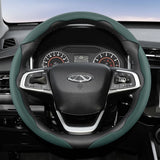 Breathable Holes Leather Steering Cover for Chery