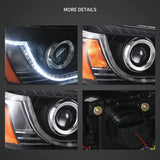 Dual Beam Projector Headlights for Toyota Highlander 2001 Car Interior Accessory Vland