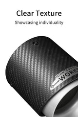 Carbon Fiber Stainless Muffler Trim Mini Cooper