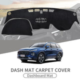 Dashboard Sunshade Protective Mat for Hyundai Santa Fe 2019-2023 Dashboard Mat CATUSIKI