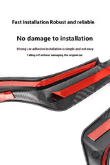 For BMW 1 2 3 4 Series X2 F20 F21 F32 F33 F12 F10 F11 F15 F16 F30 ABS Carbon Texture Car Interior Steering Wheel Cover Trim