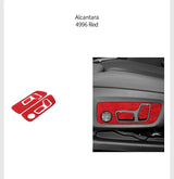 For BMW X3 G45 G48 (2025-) Seat Adjustment Button Panel Cover Trim Stickers Made of Alcantara Car Interior Tuning Accessories