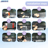 Aluminum Phone Holder for Jeep Grand Cherokee 2007-2010 Car Interior Accessory HEBE
