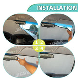 Mitsubishi Pajero Window Visor Sunshade 07-21 Car Interior Accessory HEBE