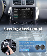 2K QLED Android 15 Multimedia Head Unit for Suzuki SX4 2006-2013