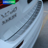 Stainless Steel Trunk Guard for Volvo XC60 2018-2026 Car Interior Accessory LINGLUYANG
