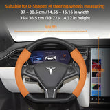 Carbon Fiber Leather Cover for Tesla Model 3 Y X S