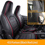 Leather Car Seat Covers for Smart Fortwo 453 Models