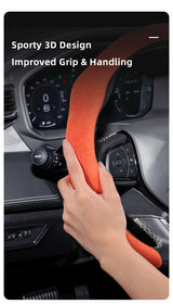 Steering Wheel Cover Premium Suede for Lynk & Co 01