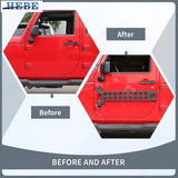 Front Door Rack Expansion for Jeep Wrangler JK JL Car Interior Accessory HEBE