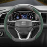 Anti-Slip Suede Steering Cover for Seat Models