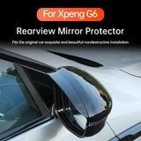 For Xpeng G6 2023 2024 Carbon Fibre Rearview Mirror Decorative Strip Car Exterior Accessory OEM