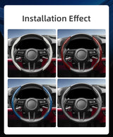 Universal D-Shaped Carbon Fiber Steering Wheel Wr