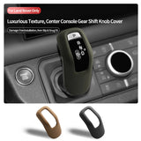 Original Leather Center Gear Shift Knob Cover For Land Rover Lever Shifter Boot Anti Scratch Car Performance Interior Accesso