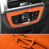 BMW X3 G01 X3 G08 X4 G02 Car Headlight Switch Control Panel Trim Frame Sticker Car Interior Accessory OEM