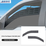 Front Window Louvers for Ford F150 Raptor 09-14 Car Interior Accessory HEBE