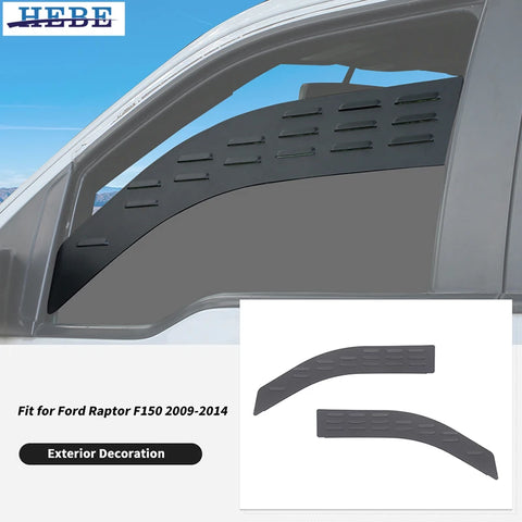 Front Window Louvers for Ford F150 Raptor 09-14 Car Interior Accessory HEBE