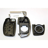 For Hyundai I10 I20 I40 IX35 Santa Fe Remote Fob RFC 3 Button Flip Key Case Car Key Shell Case 3 Button Case Car Key Shell Ca