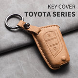 Sheep Suede Car Key Case Cover Shell for Various Toyota Models Car Key Cover NONE (OEM)