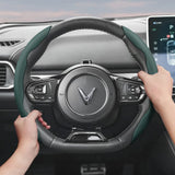 Vinfast Breathable Leather Steering Wheel Cover Set Car Interior Accessory Hocasen
