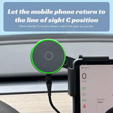 Car Phone Mount Holder 15W Magnetic Wireless Charger Compatible with MagSafe for Tesla Model 3 Y HIGHLAND LAUNCH JUNIPER 2026