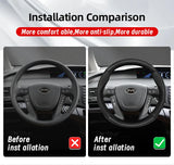Steering Wheel Cover Carbon Fiber Texture BYD Seal