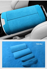 For Mercedes W223 S-Class Maybach Seat Armrest Box Cover Trim Sticker Interior Performance Tuning Accessories Made of Alcantara