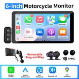 6 Inch Motorcycle GPS DVR with Quick Release Bracket