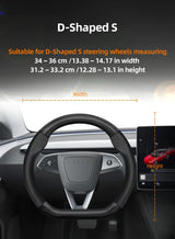 Carbon Fiber Leather Cover for Tesla Model 3 Y X S
