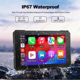 5Inch Motorcycle Monitor CarPlay Dashcam TPMS Universal Android Head Unit AKAMATE