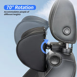 Leather Car Seat Headrest Cushion with Multi-Function Memory Foam Car Neck Pillow Car Accessory OEM